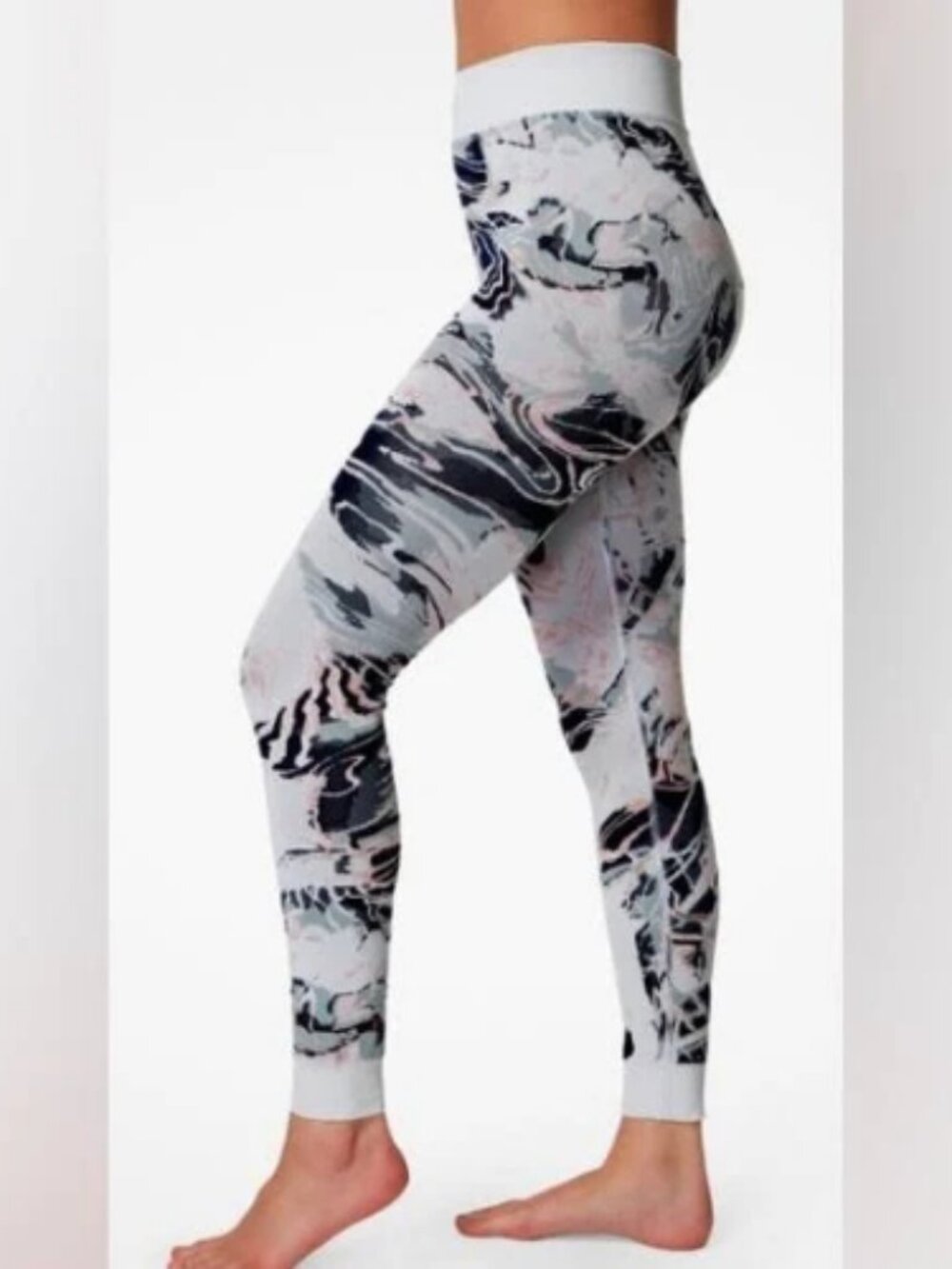 Sweaty Betty Glacier Mountain Jacquard Base Layer Seamless Legging